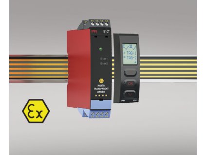 PR 9107BB Jiskrově bezpečný HART budič, 2 kanály