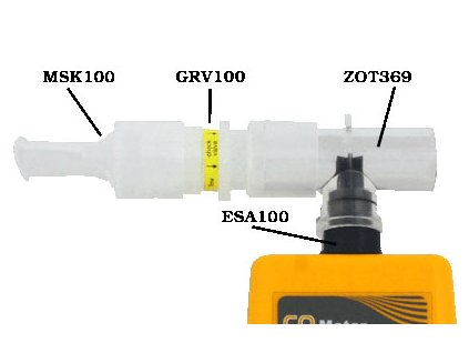 Greisinger ESA 100 Hadicový adaptér