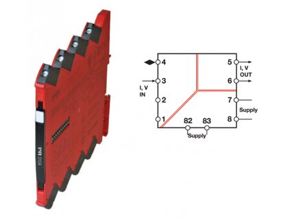 PR3104 Oddělovač s převodem signálu