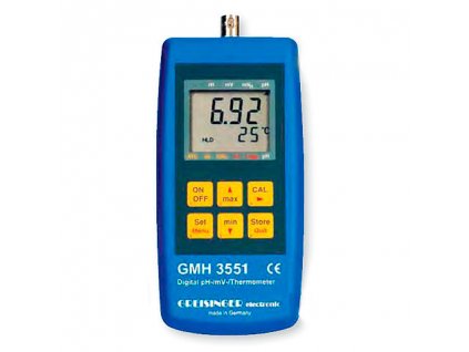 GMH 3551 měřicí přístroj pro pH / redox (ORP) / teplotu s dataloggerem