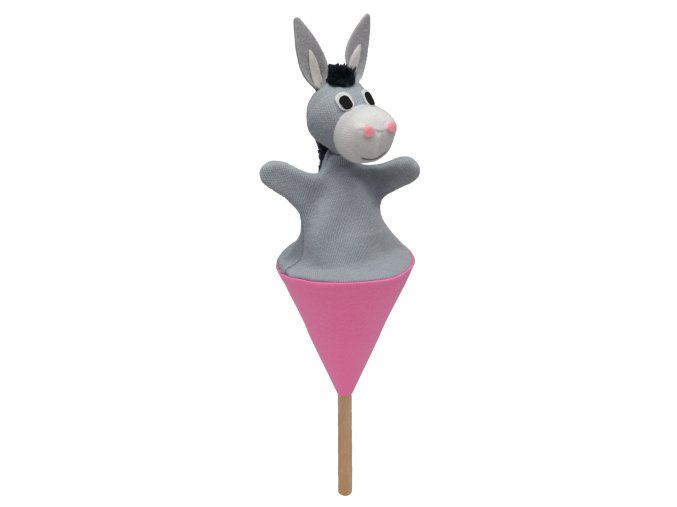 Măgar 22 cm, marionetă conică