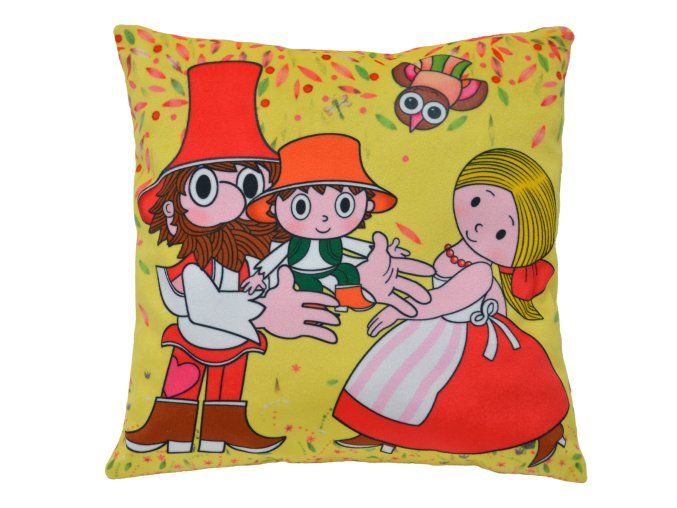 Pernă 25x25 cm Rumcajs, pajiște