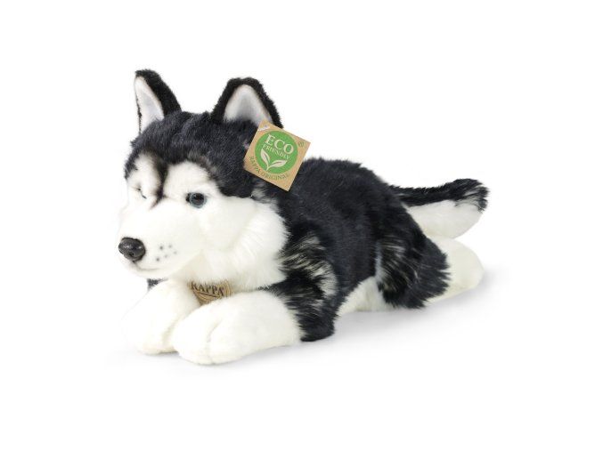 Câine husky de pluș 36 cm