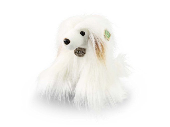 Câine chinezesc de pluș cu creastă - Lebădă 30 cm