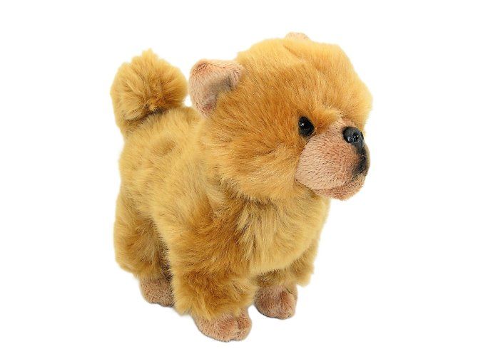 Câine de pluș - chow-chow 15 cm