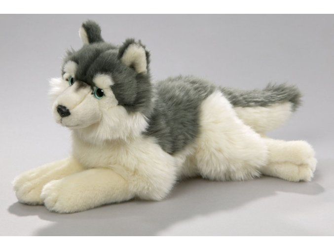 Câine de pluș - husky 32 cm