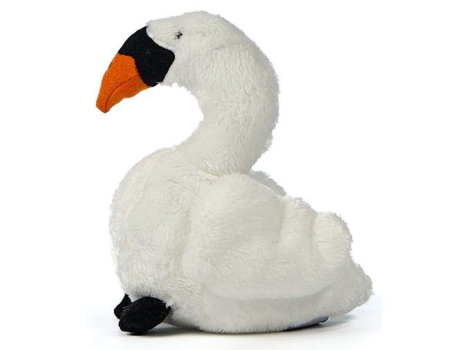Lebădă de pluș 13 cm - jucării de pluș