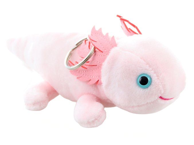 Breloc axolotl de pluș 15 cm - jucării de pluș