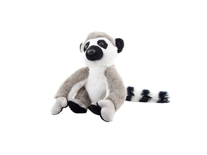 Lemur cu coadă inelată de pluș 20 cm - jucării de pluș