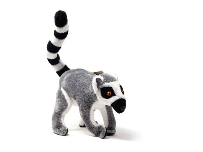 Lemur cu coadă inelată de pluș 19 cm - jucării de pluș