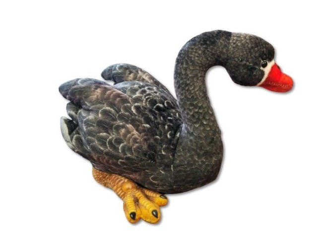 Lebădă de pluș 35 cm - jucării de pluș