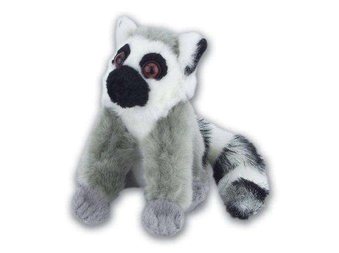 Lemur cu coadă inelată de pluș 12 cm - jucării de pluș