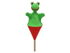 Broască 20 cm, marionetă conică