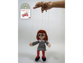 Manička 25 cm, păpușă textilă +CD
