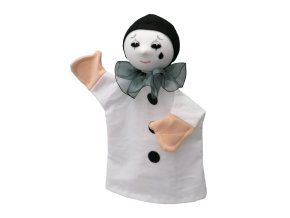 Pierrot 25 cm, marionetă