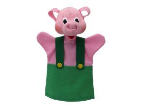 Purceluș 26 cm verde, marionetă