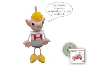 Talking Hurvínek 22 cm +CD, pluș
