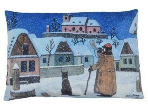 Pernă 45x30 cm Lada, Miezul nopții