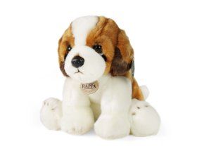 Câine de pluș Saint Bernard 26 cm