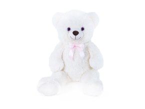 Ursuleț de pluș mare Lily cu etichetă albă crem 78 cm