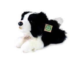 Câine de pluș border collie 32 cm