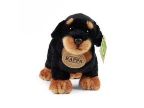 Rottweiler de pluș 18 cm