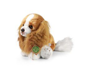 Câine de pluș King Charles Spaniel 28 cm