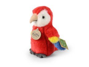 Papagal de pluș macaw roșu 16 cm