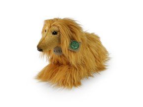 Câine de pluș Afghan Hound 32 cm