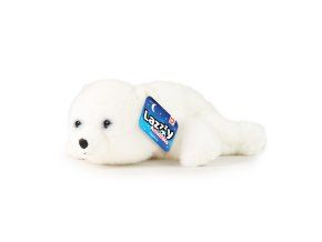Ursuleț de pluș LazyAnimals alb 29 cm