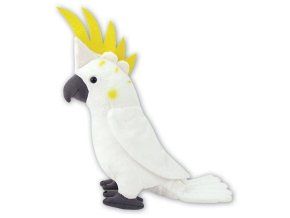 Papagal de pluș cacadu 28 cm - jucării de pluș