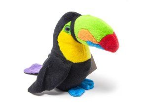 Tucan de pluș 15 cm - jucării de pluș