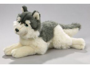 Câine de pluș - husky 32 cm
