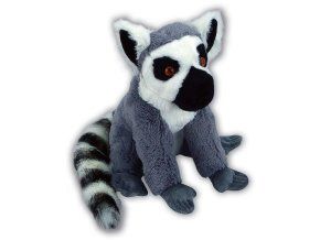 Lemur cu coadă inelată de pluș 28 cm - jucării de pluș