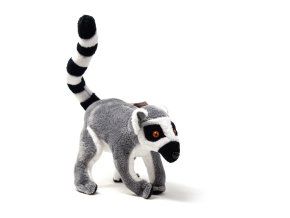 Lemur cu coadă inelată de pluș 19 cm - jucării de pluș