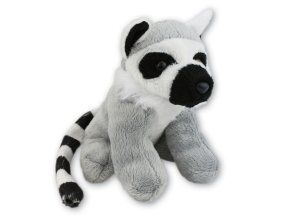 Lemur cu coadă inelată de pluș 14 cm - jucării de pluș