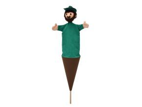 Vânător 55 cm 3 în 1, marionetă conică