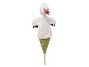 Barză 36 cm, marionetă conică