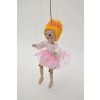 Balerină 20 cm, marionetă din lemn