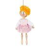 Balerină 20 cm, marionetă din lemn