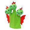 Dragon cu trei capete 31 cm, marionetă