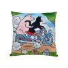 Perna 30x30 cm, pisica Mikeš, motocicleta