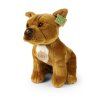 Câine de pluș Staffordshire Bull Terrier maro 30 cm