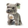 Câine de pluș Staffordshire Bull Terrier gri 30 cm