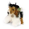 Câine de pluș Collie, cu păr aspru, 28 cm