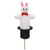 Iepure cu pălărie 38 cm, marionetă conică