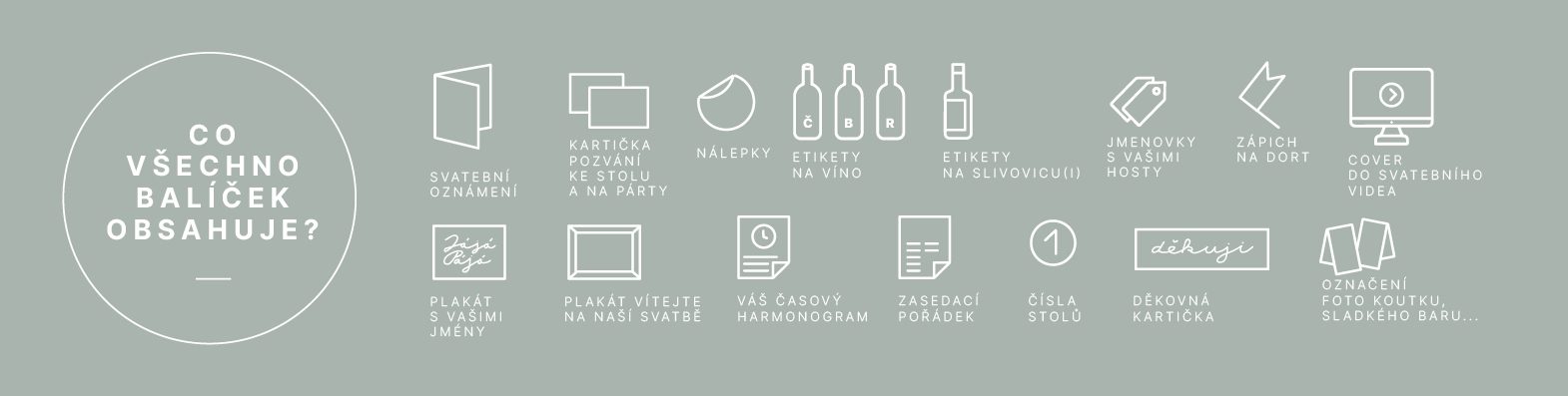 co obsahuje balíček?