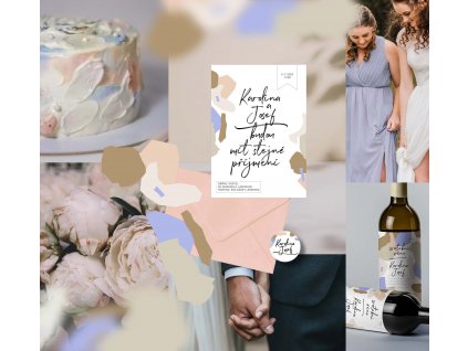 abstraktni laska modrohneda