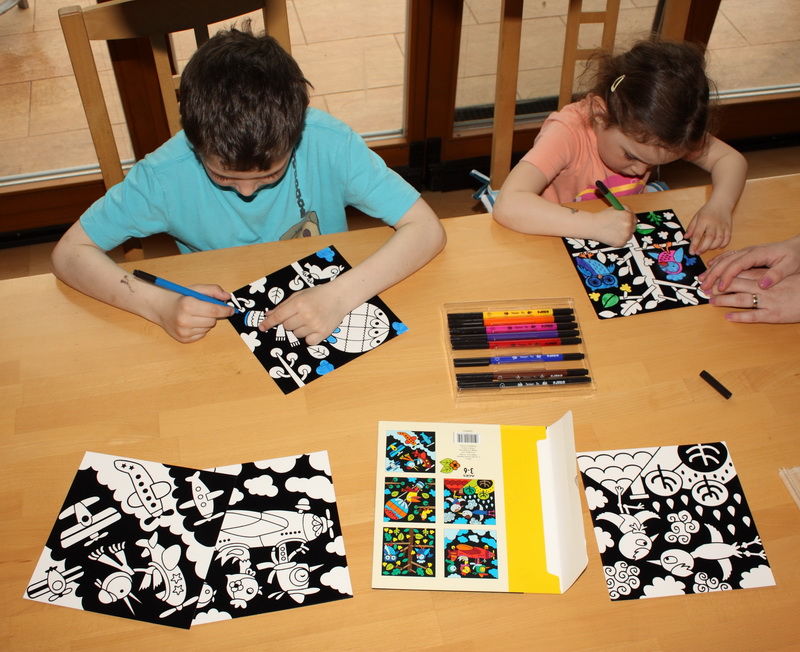 Juchootest Djeco Sametové malování ptáčci