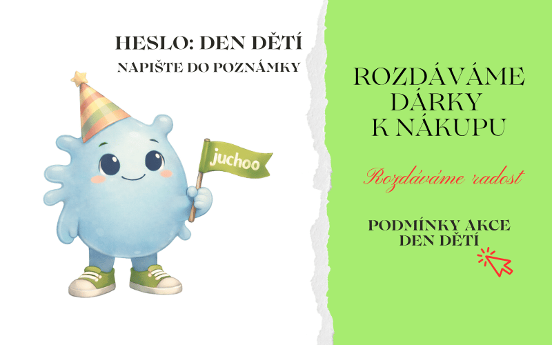 Den dětí - rozdáváme dárky k nákupu